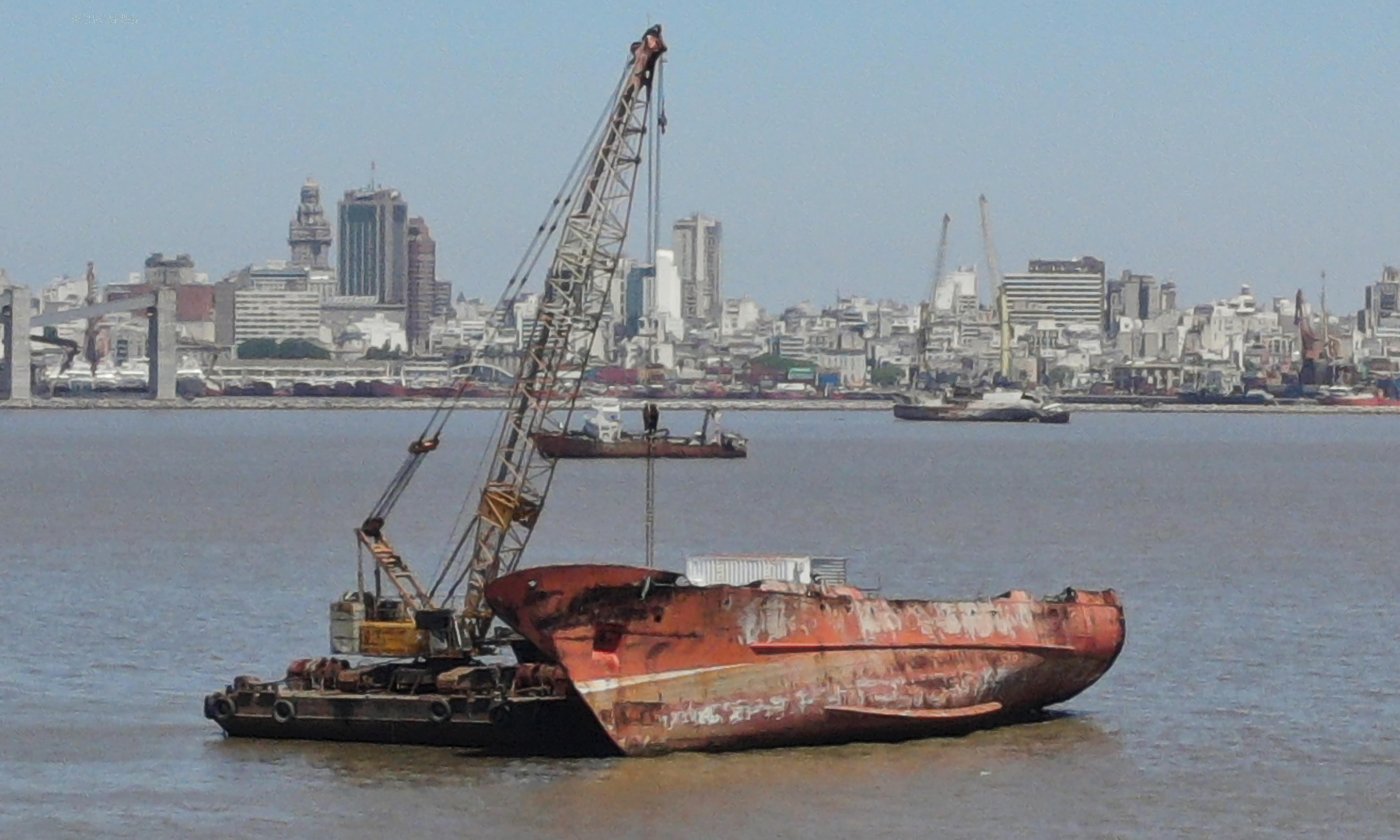 Remoción buque Solberg