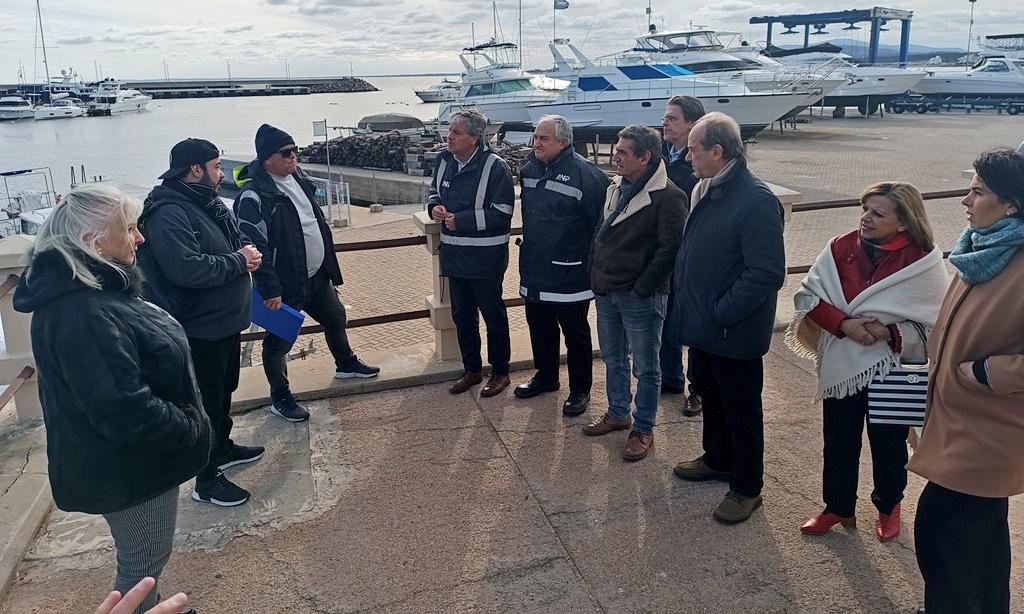 Visita del Directorio de ANP al puerto de Piriápolis