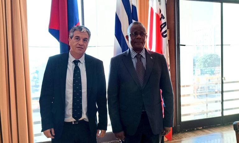 Visita del embajador de la República Democrática del Congo