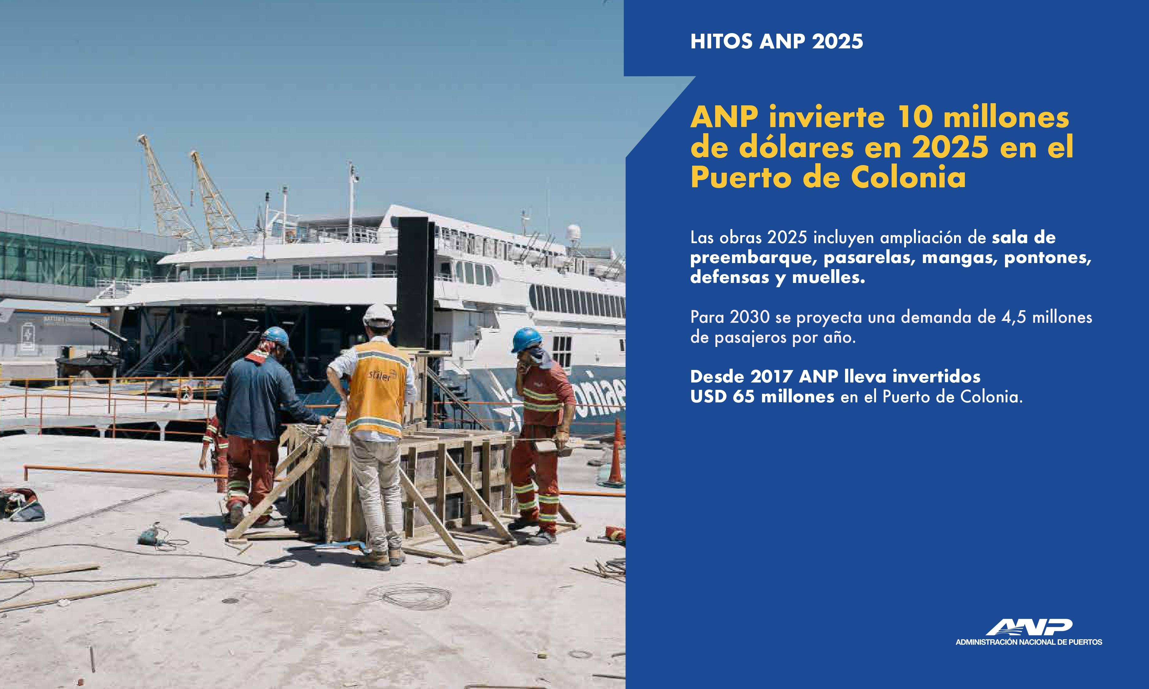 Terminal de Pasajeros de Colonia - Infraestructura portuaria en ampliación para transporte fluvial