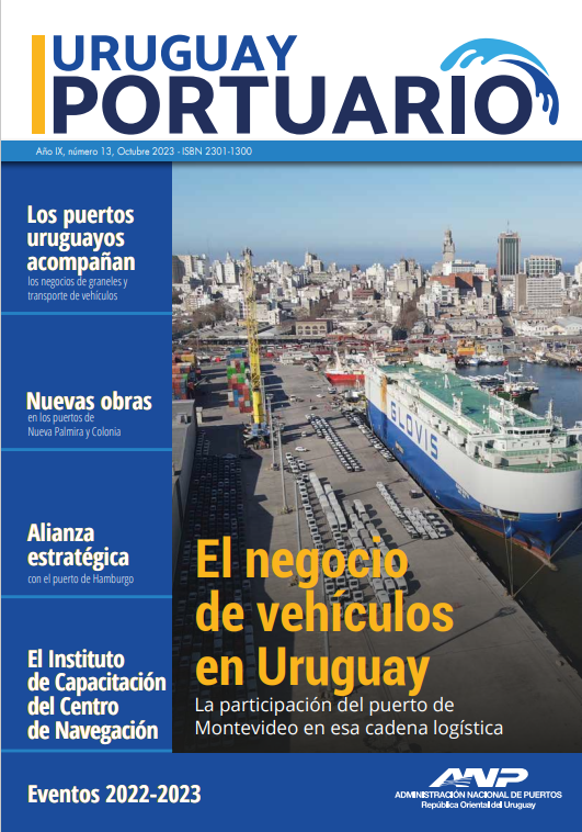 Tapa Revista Uruguay Portuario N°13 Octubre 2023